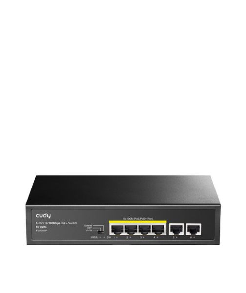 CUDY 6-Port 10/100M PoE+ Switch 60W resmi